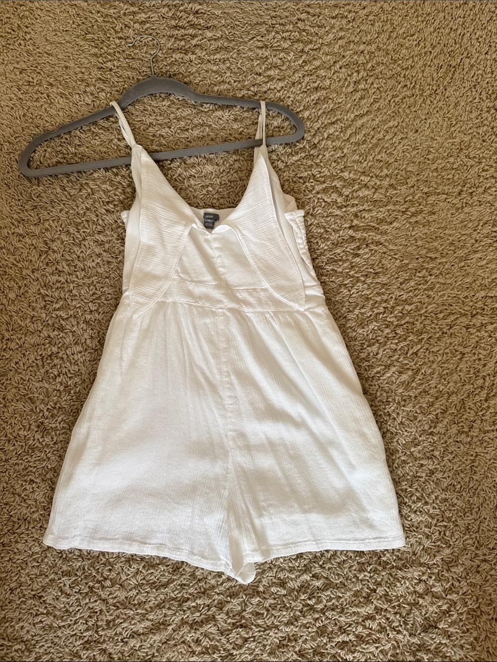 aerie white Romper
